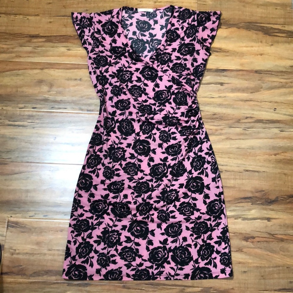 Pink & Black Dress